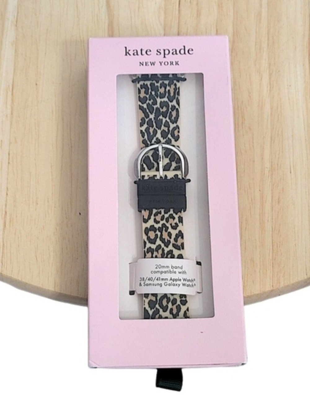 Kate Spade Leopard Print 20mm Watch Band